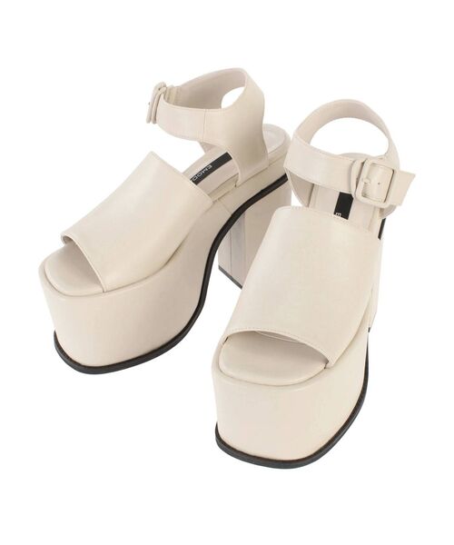 EMODA（エモダ）の「カバーバルキーサンダル（サンダル・レディース・ブラック/その他/ホワイト・SMALL/MEDIUM/LARGE）」の9枚目の写真