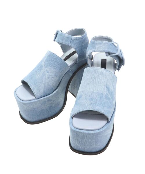 EMODA（エモダ）の「カバーバルキーサンダル（サンダル・レディース・ブラック/その他/ホワイト・SMALL/MEDIUM/LARGE）」の6枚目の写真