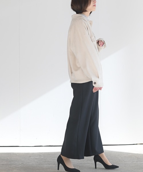 rps（アールピーエス）の「スエードポンチＣＰＯジャケット（カバーオール・レディース・チャコールグレー/アイボリー/ピンクベージュ/グレイッシュベージュ・M）」の7枚目の写真