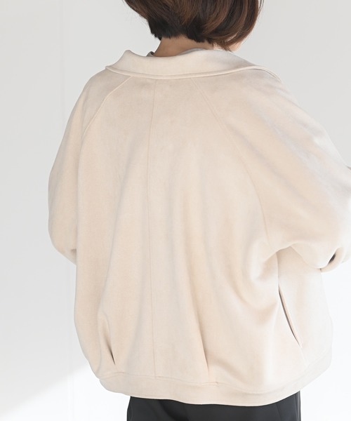 rps（アールピーエス）の「スエードポンチＣＰＯジャケット（カバーオール・レディース・チャコールグレー/アイボリー/ピンクベージュ/グレイッシュベージュ・M）」の11枚目の写真