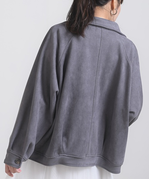 rps（アールピーエス）の「スエードポンチＣＰＯジャケット（カバーオール・レディース・チャコールグレー/アイボリー/ピンクベージュ/グレイッシュベージュ・M）」の19枚目の写真