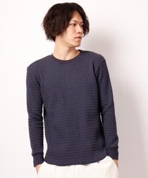 T/Cオニワッフルクルーネックカットソー