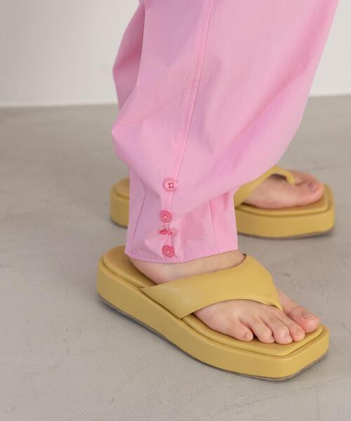 CITEN（シテン）の「＜CITEN（シテン）＞ボリュームソール ワイドトング サンダル（サンダル・レディース・ブラック/クリーム・L/M/S）」の20枚目の写真