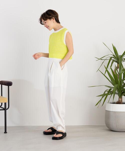 CITEN（シテン）の「＜CITEN（シテン）＞ボリュームソール ワイドトング サンダル（サンダル・レディース・ブラック/クリーム・L/M/S）」の22枚目の写真