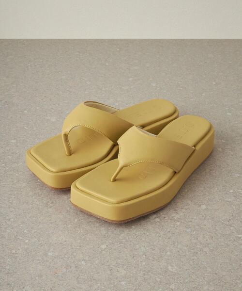 CITEN（シテン）の「＜CITEN（シテン）＞ボリュームソール ワイドトング サンダル（サンダル・レディース・ブラック/クリーム・L/M/S）」の8枚目の写真