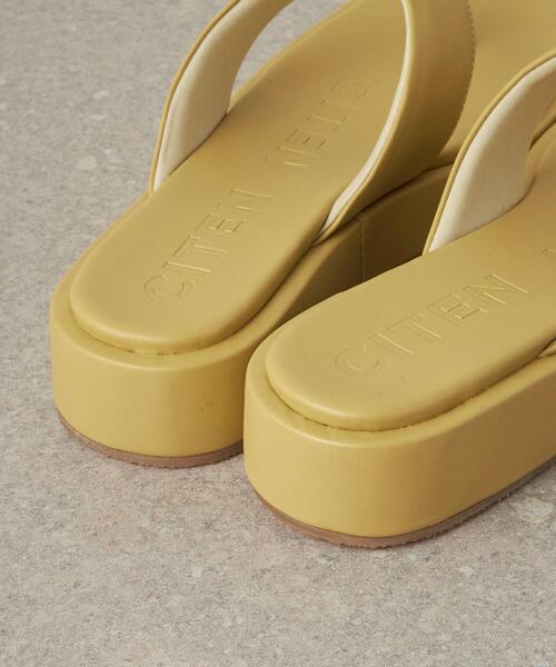 CITEN（シテン）の「＜CITEN（シテン）＞ボリュームソール ワイドトング サンダル（サンダル・レディース・ブラック/クリーム・L/M/S）」の11枚目の写真