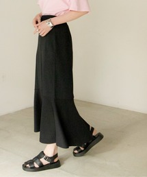 ANGIE | ポンチハイウエストマーメイドロングスカート(スカート)