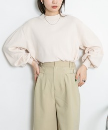 KBF | illi　ショルダータックニットプルオーバー(ニット/セーター)