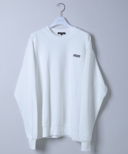 NUMERALS（ヌメラルズ）の「[NUMERALS]ワンポイントロゴスウェット（スウェット・メンズ・ホワイト/ブラック・MEDIUM/LARGE）」の2枚目の写真