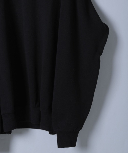 NUMERALS（ヌメラルズ）の「[NUMERALS]ワンポイントロゴスウェット（スウェット・メンズ・ホワイト/ブラック・MEDIUM/LARGE）」の5枚目の写真