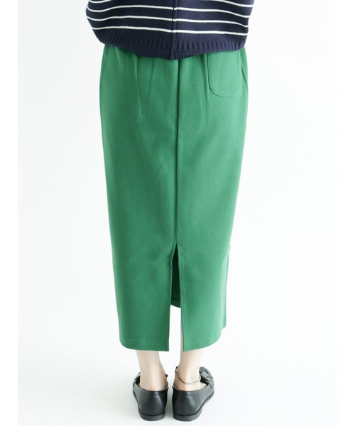 Lugnoncure（ルノンキュール）の「ポンチタイトスリットスカート（スカート・レディース・ブラック/ベージュ/グリーン・ﾌﾘ-）」の16枚目の写真