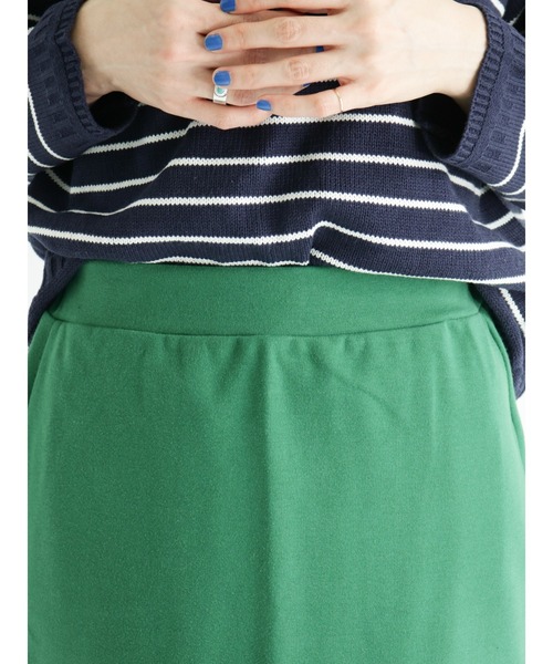 Lugnoncure（ルノンキュール）の「ポンチタイトスリットスカート（スカート・レディース・ブラック/ベージュ/グリーン・ﾌﾘ-）」の15枚目の写真