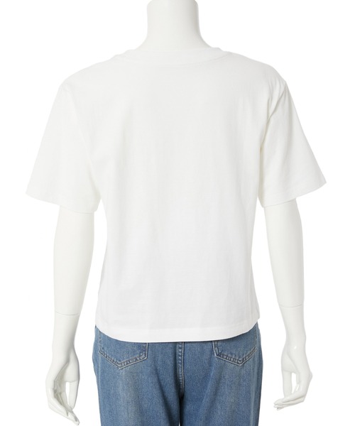 Edit Sheen(エディットシーン)の「ボンジュールロゴTシャツ(Tシャツ/カットソー・レディース・ネイビー/レッド/ネイビー系1/グレー系その他・M)」の10枚目の写真