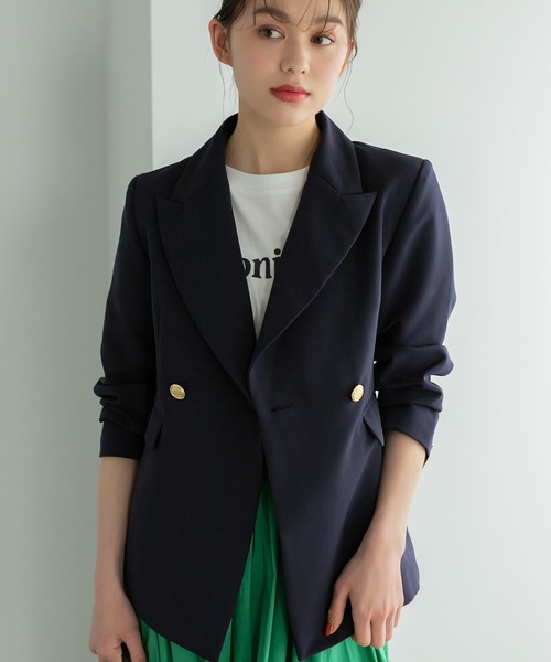 Edit Sheen(エディットシーン)の「ボンジュールロゴTシャツ(Tシャツ/カットソー・レディース・ネイビー/レッド/ネイビー系1/グレー系その他・M)」の19枚目の写真