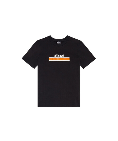 DIESEL（ディーゼル）の「レディース Tシャツ 半袖 クルーネック レギュラーフィット ロゴ（Tシャツ/カットソー・レディース・ホワイト/ブラック・SMALL/MEDIUM/LARGE/X-SMALL）」の18枚目の写真