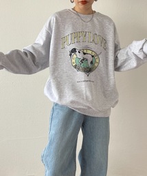 wee9s | vintage like over size wanwan sweat #2 / ヴィンテージライクワンワンスウェットパートツー！(スウェット)