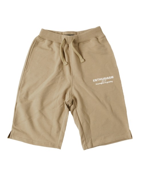 GLAZOS（グラソス）の「ストレッチミニ裏毛・ロゴプリントハーフパンツ【セットアップ対応】（その他パンツ・キッズ・オフホワイト/ベージュ/サックスブルー/ブラック・140cm/150cm/130cm/160cm/170cm）」の18枚目の写真