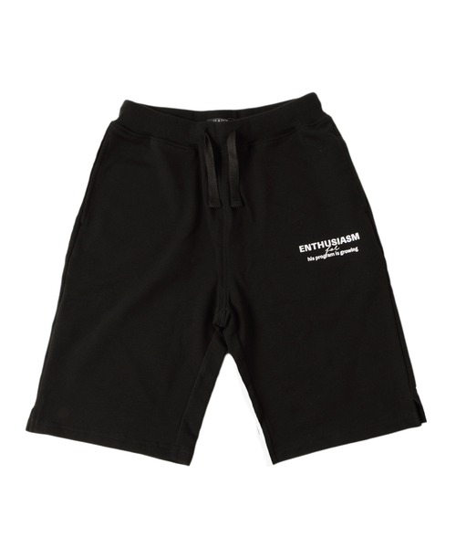 GLAZOS（グラソス）の「ストレッチミニ裏毛・ロゴプリントハーフパンツ【セットアップ対応】（その他パンツ・キッズ・オフホワイト/ベージュ/サックスブルー/ブラック・140cm/150cm/130cm/160cm/170cm）」の7枚目の写真