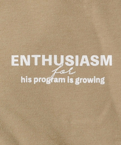 GLAZOS（グラソス）の「ストレッチミニ裏毛・ロゴプリントハーフパンツ【セットアップ対応】（その他パンツ・キッズ・オフホワイト/ベージュ/サックスブルー/ブラック・140cm/150cm/130cm/160cm/170cm）」の8枚目の写真