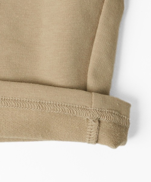 GLAZOS（グラソス）の「ストレッチミニ裏毛・ロゴプリントハーフパンツ【セットアップ対応】（その他パンツ・キッズ・オフホワイト/ベージュ/サックスブルー/ブラック・140cm/150cm/130cm/160cm/170cm）」の10枚目の写真