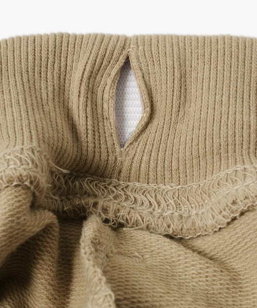 GLAZOS（グラソス）の「ストレッチミニ裏毛・ロゴプリントハーフパンツ【セットアップ対応】（その他パンツ・キッズ・オフホワイト/ベージュ/サックスブルー/ブラック・140cm/150cm/130cm/160cm/170cm）」の17枚目の写真