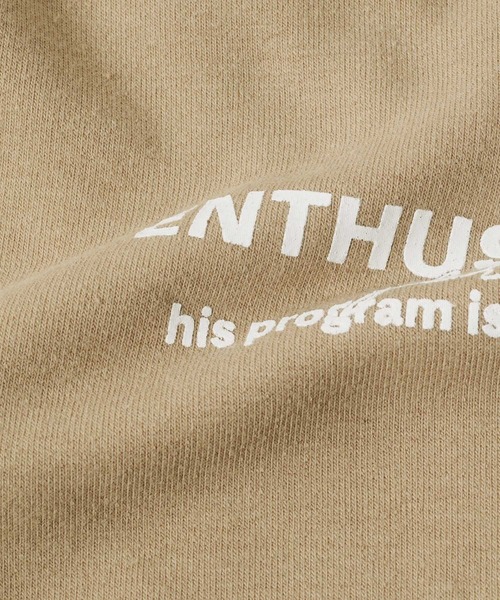 GLAZOS（グラソス）の「ストレッチミニ裏毛・ロゴプリントハーフパンツ【セットアップ対応】（その他パンツ・キッズ・オフホワイト/ベージュ/サックスブルー/ブラック・140cm/150cm/130cm/160cm/170cm）」の15枚目の写真