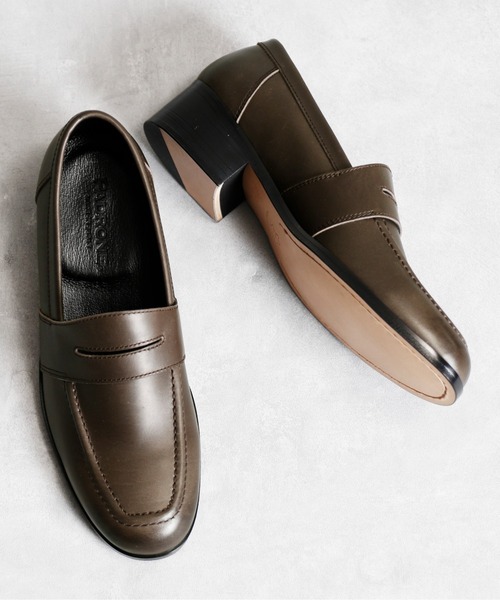 PADRONE（パドローネ）の「PADRONE パドローネ / BL LOAFERS ヒールローファー ヒールブーツ / PU8395-2301（ローファー・メンズ・アッシュブラウン/ブラック・40/41/42）」の19枚目の写真