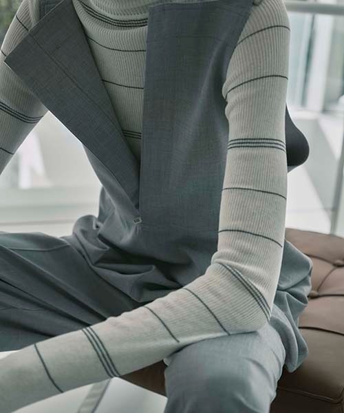 MIESROHE（ミースロエ）の「マニッシュタックデザインオールインワン