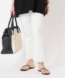 AP STUDIO | ホワイトへムカットデニム(デニムパンツ)