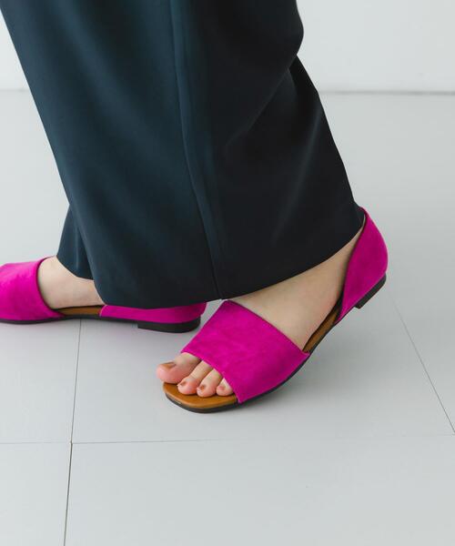 RODE SKO（ロデスコ）の「スエード調オープントゥサンダル（サンダル・レディース・ブラック/キャメル/ピンク系その他・36/37/38）」の20枚目の写真