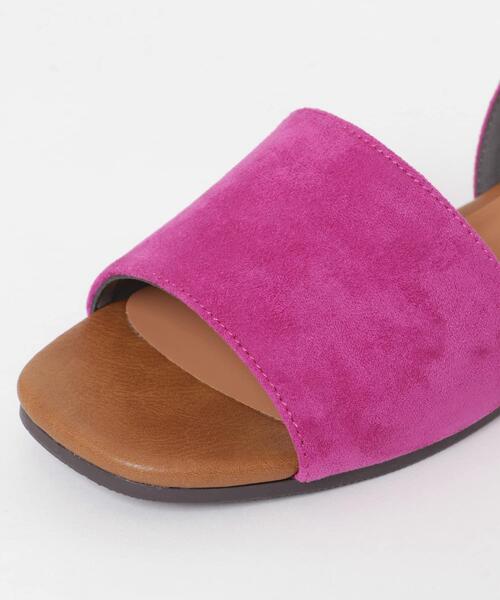 RODE SKO（ロデスコ）の「スエード調オープントゥサンダル（サンダル・レディース・ブラック/キャメル/ピンク系その他・36/37/38）」の13枚目の写真