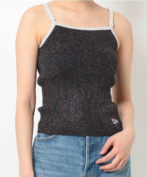 jouetie(ジュエティ)の「FILA x jouetie CAMISOLE / フィラ x ジュエティ キャミソール 【SP】(キャミソール・レディース・ブラック/バーガンディー/パープル・FREE)」の12枚目の写真