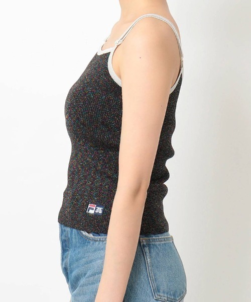 jouetie(ジュエティ)の「FILA x jouetie CAMISOLE / フィラ x ジュエティ キャミソール 【SP】(キャミソール・レディース・ブラック/バーガンディー/パープル・FREE)」の14枚目の写真