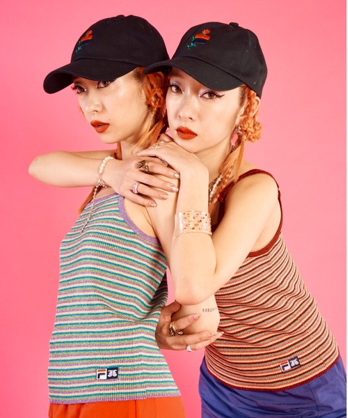 jouetie(ジュエティ)の「FILA x jouetie CAMISOLE / フィラ x ジュエティ キャミソール 【SP】(キャミソール・レディース・ブラック/バーガンディー/パープル・FREE)」の10枚目の写真