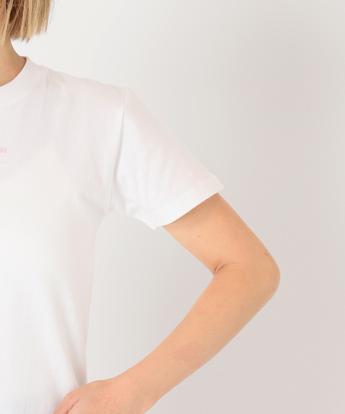 Charles Chaton（シャルルシャトン）の「CC kids TEE（Tシャツ/カットソー・レディース・ホワイト/パープル/アイボリー/ピンク・SMALL/MEDIUM）」の15枚目の写真