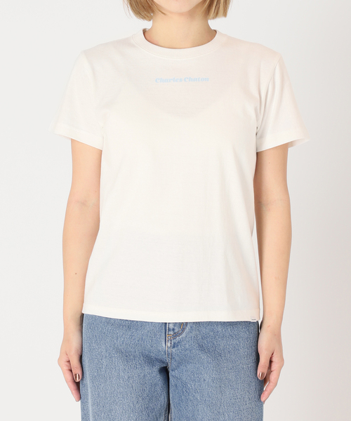 Charles Chaton（シャルルシャトン）の「CC kids TEE（Tシャツ/カットソー・レディース・ホワイト/パープル/アイボリー/ピンク・SMALL/MEDIUM）」の20枚目の写真