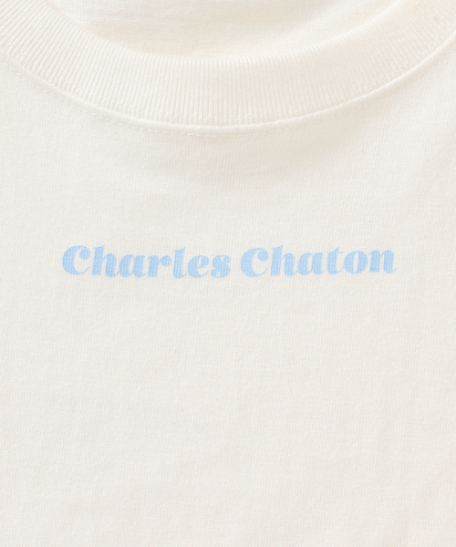 Charles Chaton（シャルルシャトン）の「CC kids TEE（Tシャツ/カットソー・レディース・ホワイト/パープル/アイボリー/ピンク・SMALL/MEDIUM）」の22枚目の写真