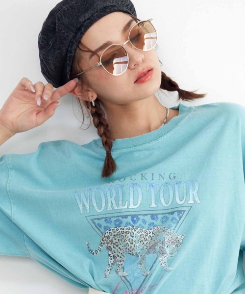 ANAP（アナップ）の「ラウンドサングラス（サングラス・レディース・ブラック/ブラウン/シルバー・FREE）」の3枚目の写真