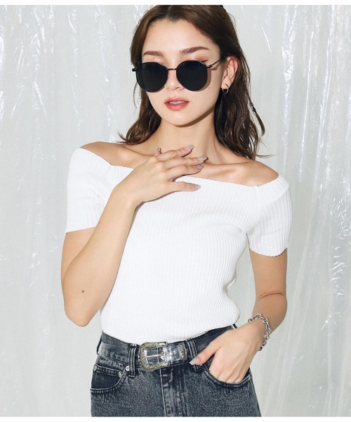 ANAP（アナップ）の「ラウンドサングラス（サングラス・レディース・ブラック/ブラウン/シルバー・FREE）」の2枚目の写真