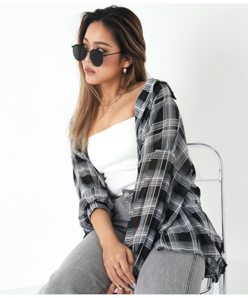 ANAP（アナップ）の「ラウンドサングラス（サングラス・レディース・ブラック/ブラウン/シルバー・FREE）」の17枚目の写真