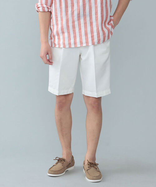 PT TORINO × BEAMS F / 別注 SLEEK コットンリネン ショーツ