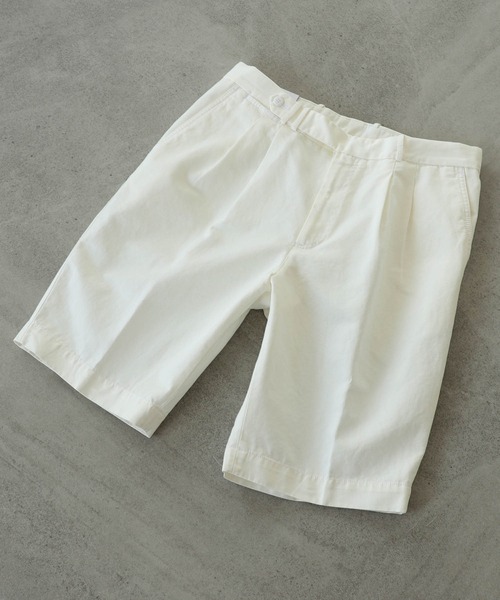 PT TORINO × BEAMS F / 別注 SLEEK コットンリネン ショーツ
