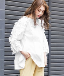 mili an deni | コードフリルブラウス(シャツ/ブラウス)