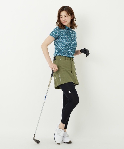FILA GOLF（フィラゴルフ ）の「【FILA GOLF:フィラゴルフ】レディースコンプレッションタイツ（レギンス/スパッツ・レディース・ブラック/ネイビー・MEDIUM/LARGE/X-LARGE）」の14枚目の写真