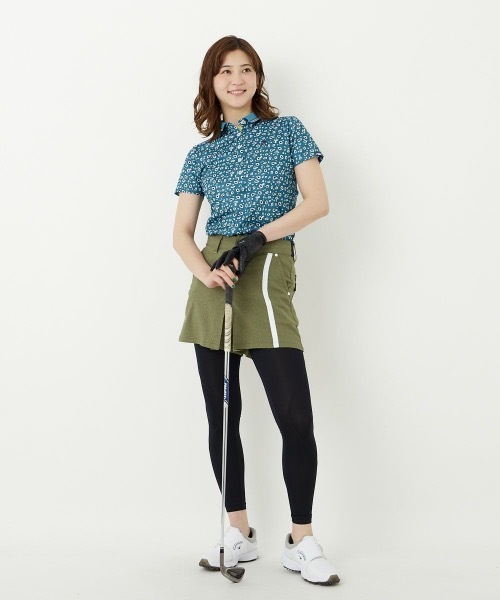 FILA GOLF（フィラゴルフ ）の「【FILA GOLF:フィラゴルフ】レディースコンプレッションタイツ（レギンス/スパッツ・レディース・ブラック/ネイビー・MEDIUM/LARGE/X-LARGE）」の12枚目の写真