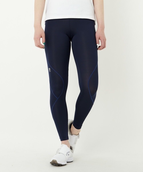 FILA GOLF（フィラゴルフ ）の「【FILA GOLF:フィラゴルフ】レディースコンプレッションタイツ（レギンス/スパッツ・レディース・ブラック/ネイビー・MEDIUM/LARGE/X-LARGE）」の11枚目の写真