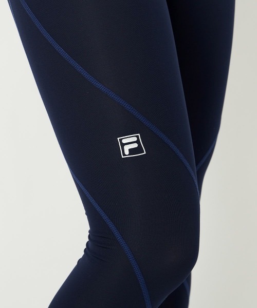 FILA GOLF（フィラゴルフ ）の「【FILA GOLF:フィラゴルフ】レディースコンプレッションタイツ（レギンス/スパッツ・レディース・ブラック/ネイビー・MEDIUM/LARGE/X-LARGE）」の8枚目の写真