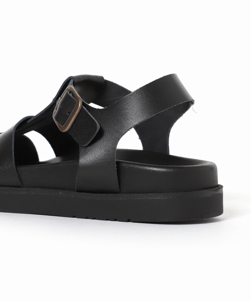 JOURNAL STANDARD SELECT（ジャーナルスタンダードセレクト）の「《WEB限定追加予約3》【VINILO/ヴィニーロ】バックルサンダル（サンダル・レディース・ブラック/ナチュラル・36/37/38）」の10枚目の写真