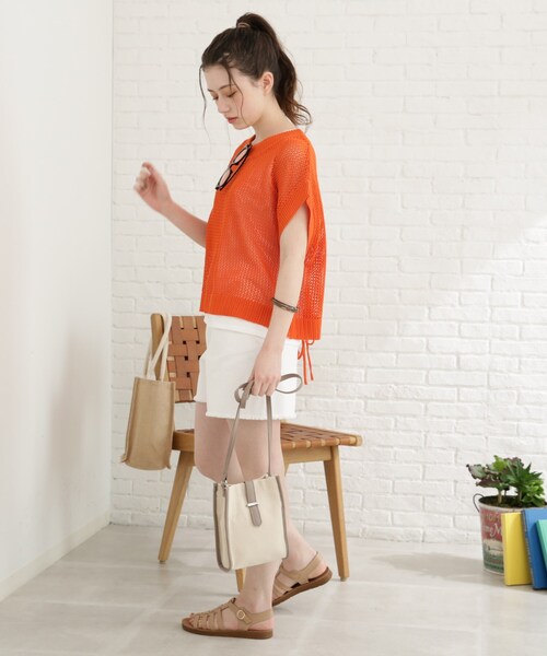 Cutie Blonde（キューティーブロンド）の「◆デニムカットオフショートパンツ（その他パンツ・レディース・オフホワイト/ブルー/ピンク系・01/02）」の17枚目の写真