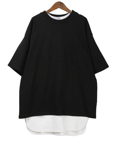 LUXSTYLE（ラグスタイル）の「ワッフルタンクトップ×ヘビーウェイトTシャツ（アンサンブル・メンズ・ホワイト×グレー/ブラック×ホワイト/ベージュ/ミント/ラベンダー・M/L/XL）」の16枚目の写真